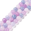 Natural Aquamarine & Rose Quartz & Amethyst Beads Strands G-H280-02B-1