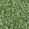 Transparent Colours Luster Glass Bugle Beads SEED-N005-001-A01-3