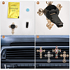 4 Sets 4 Style Zinc Alloy Auto Car Air Vent Perfume Clip FIND-CA0008-09-5