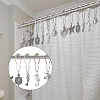 12Pcs Iron Shower Curtain Rings for Bathroom AJEW-FH0003-37AS-7