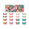 48Pcs 8 Styles Translucent Resin Pendants FIND-SW0001-27-19