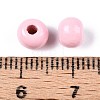 Spray Painted Round Natural Schima Wood Beads WOOD-A018-6mm-31-6