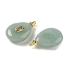 Dyed Natural White Jade Pendants G-H328-01G-B04-2