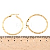 Ion Plating(IP) 304 Stainless Steel Hoop Earrings EJEW-N0016-11G-E-3