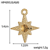 304 Stainless Steel Pendants STAS-OY011-56G-2