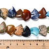 Natural & Synthetic Mixed Gemstone Beads Strands G-Z088-03-5