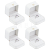 Imitation Leather Covered Plastic Jewelry Ring Boxes OBOX-WH0085-173C-1