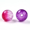 Baking Paint Imiation Jade Glass Beads X1-DGLA-S115-8mm-MY-3