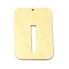 Ion Plating(IP) 304 Stainless Steel Pendants STAS-K216-49I-G-1