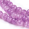 Spray Painted Glass Beads Strands GLAA-A038-A-53-3