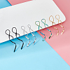 3 Pairs 3 Colors 304 Stainless Steel Spiral Dangle Earrings for Women EJEW-AN0003-02-5
