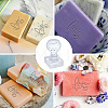 Clear Acrylic Soap Stamps DIY-WH0445-006-3