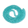 Acrylic Imitation Cat Eye Beads Strands OACR-Q197-01A-07-2