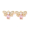 Brass Micro Pave Cubic Zirconia Pendants KK-A284-15G-02-1