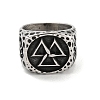 304 Stainless Steel Ring RJEW-B055-04AS-12-2