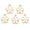 Alloy Enamel Charms X-ENAM-R059-02C-RS-1