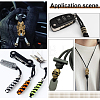 Outdoor EDC Tool Brass Parachute Rope European Beads KK-WH0066-03AB-6