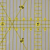 Acrylic Quilters Ruler AJEW-WH0121-41-2