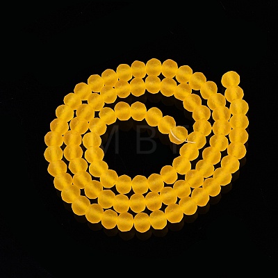 Transparent Glass Beads Strands EGLA-A044-T6mm-MD05-1