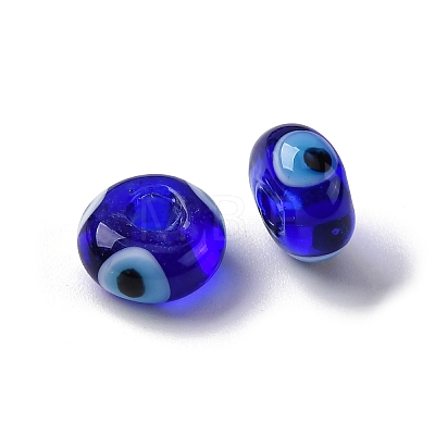 Handmade Evil Eye Lampwork Beads LAMP-F021-01-04-1