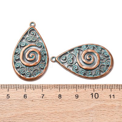 Tibetan Style Alloy Pendants FIND-B055-02D-1