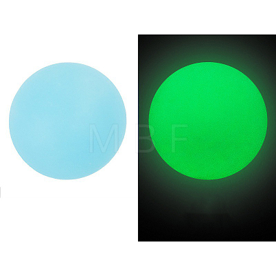 Round Luminous Silicone Beads LUMI-PW0004-009B-02-1