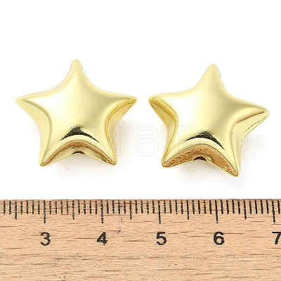 Rack Plating Brass Beads KK-K364-13G-1