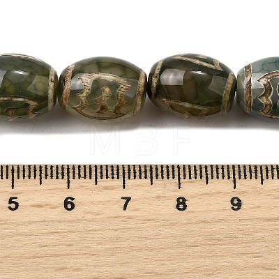 Tibetan Style dZi Beads Strands G-S389-A05-1