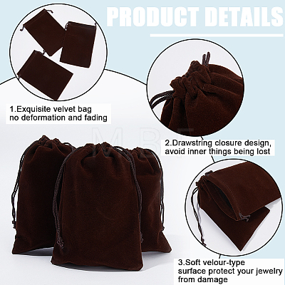 Velvet Jewelry Drawstring Gift Bags ABAG-BBC0001-10C-03-1