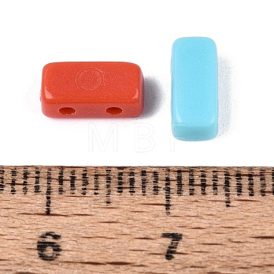 Opaque Acrylic Beads SACR-Q001-02A-M-1