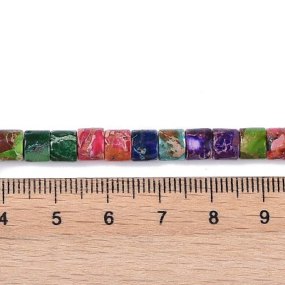 Synthetic Imperial Jasper Beads Strands G-P529-C01-01-1