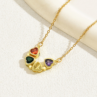 Four Leaf Clover Charm Lucky Necklace LS-TU5903-2-1
