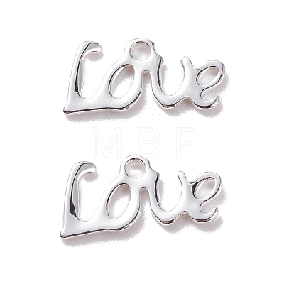 304 Stainless Steel Charms STAS-H436-50S-1