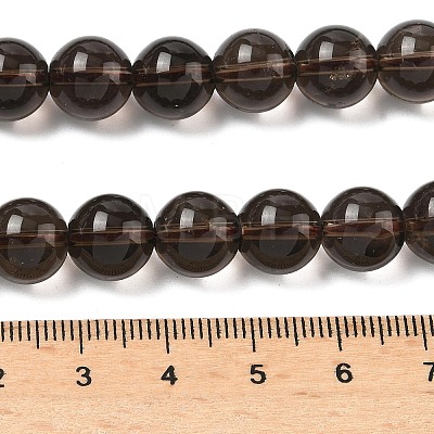 Natural Smoky Quartz Beads Strands G-C265-A01-10mm-02-1