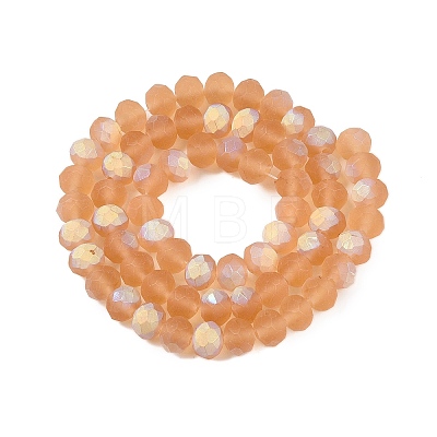Transparent Glass Beads Strands LS-EGLA-A044-T8mm-MB23-1