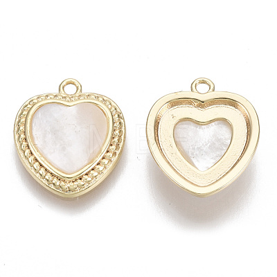 Natural Shell Charms KK-S356-089-NF-1