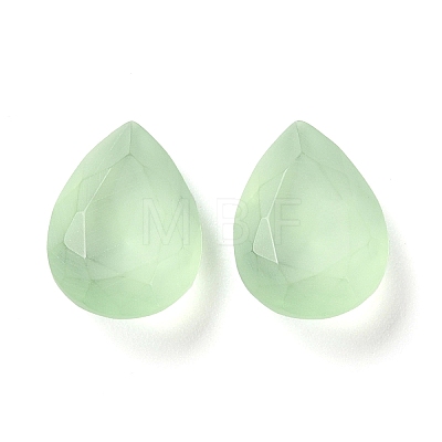 Frosted Glass Rhinestone Cabochons RGLA-G022-02A-238-1