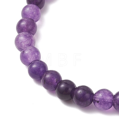 Natural Quartz Beaded Stretch Bracelets for Women Men BJEW-JB12965-01-1