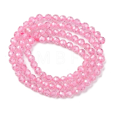 Cubic Zirconia Beads Strands G-G792-47-12C-1