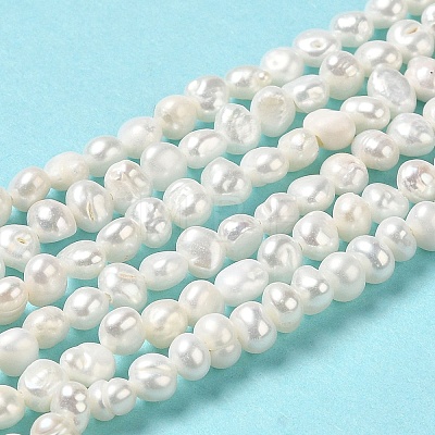 Natural Cultured Freshwater Pearl Beads Strands PEAR-E017-25-1