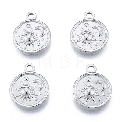 201 Stainless Steel Pendants STAS-N098-182P-1