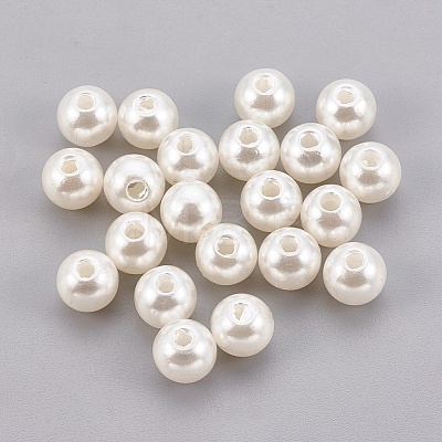 ABS Plastic Imitation Pearl Beads LS-X-KY-G009-4mm-02-1