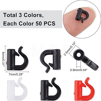 150Pcs 3 Colors Quick Change Spinner Clevis FIND-FH0004-44-1