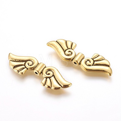 Tibetan Style Alloy Beads TIBEB-4993-AG-NR-1