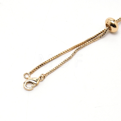 Brass Slider Bracelets Makings AJEW-WH0239-85-1