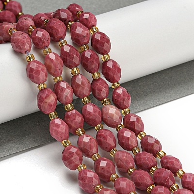 Natural Rhodonite Beads Strands G-N342-38-1