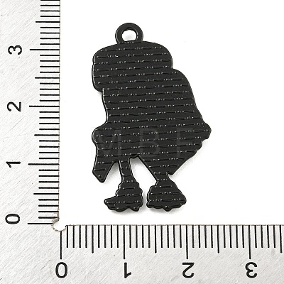 Halloween Alloy Enamel Pendants ENAM-M220-02E-B-1