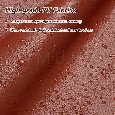 Gorgecraft 1 Sheet Rectangle PVC Leather Self-adhesive Fabric DIY-GF0004-20D-1