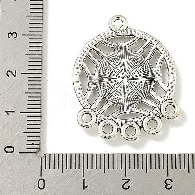 Tibetan Style Cabochon Connector Settings FIND-U015-31AS-1