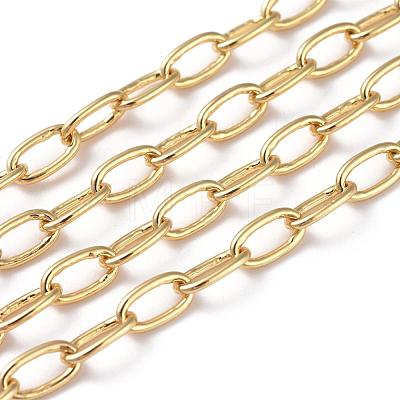 Brass Paperclip Chains CHC-G005-04G-1